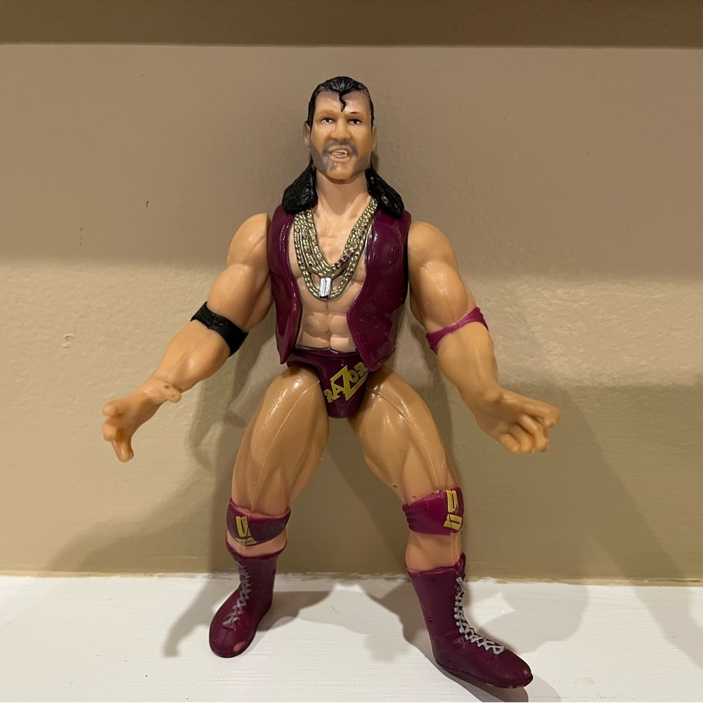 WWE Razor Ramon Jakks Bone Crunching Action Figure Toy